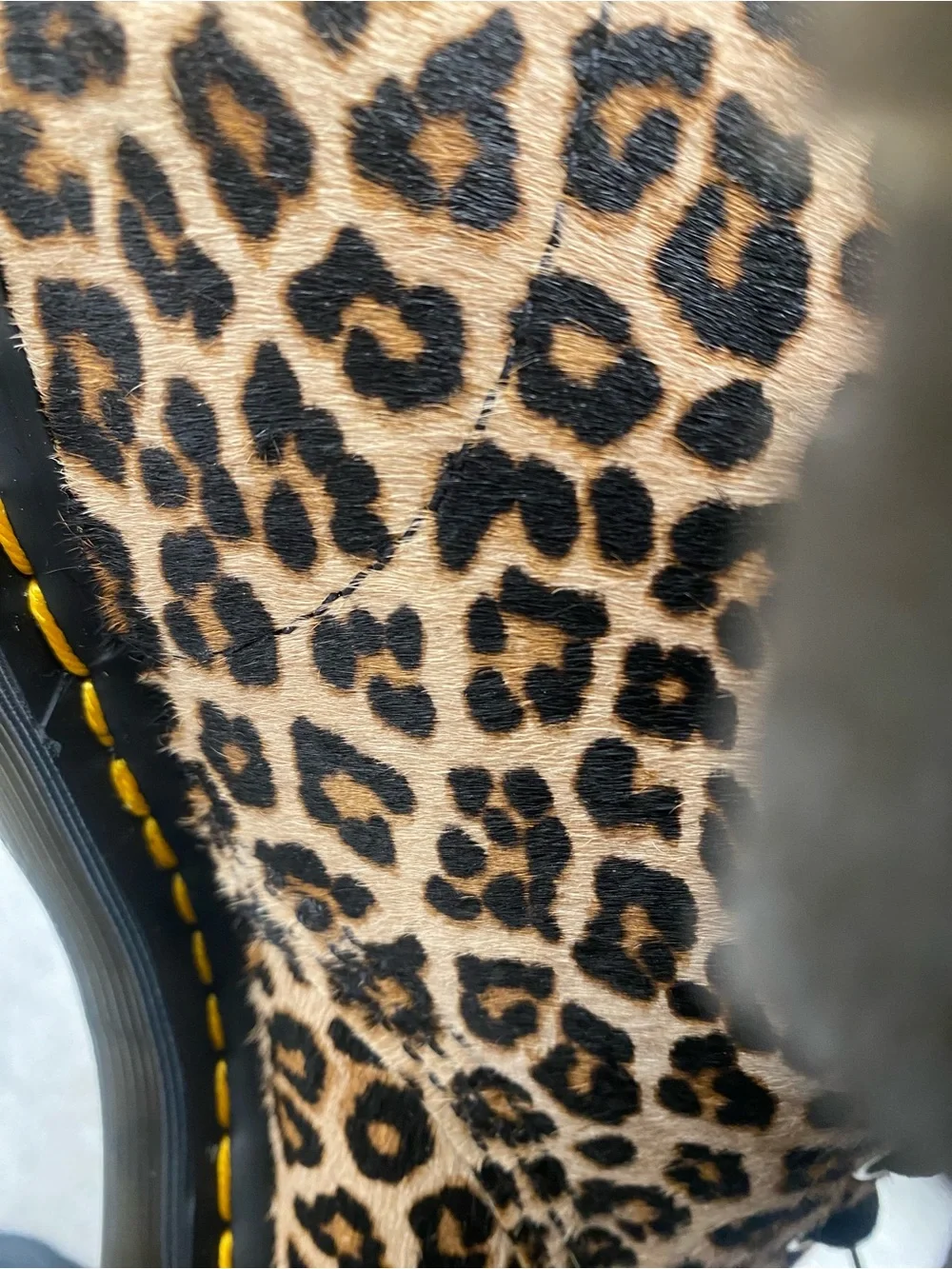 Dr. Martens bold leopard